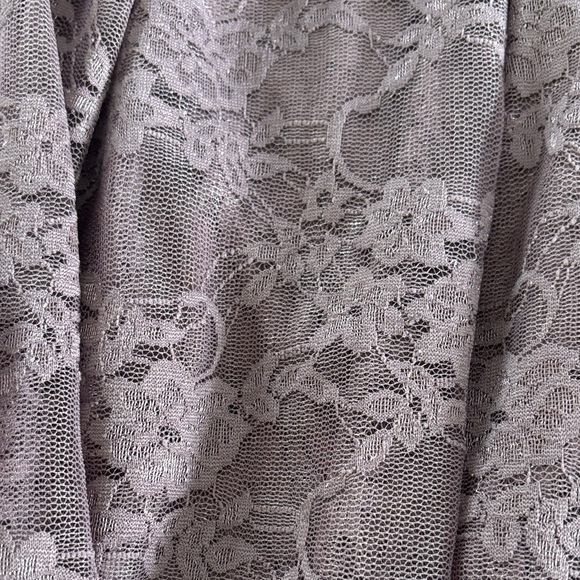 Ultra Pink Asymmetrical Lace Skirt in Mauve - Picture 4 of 5